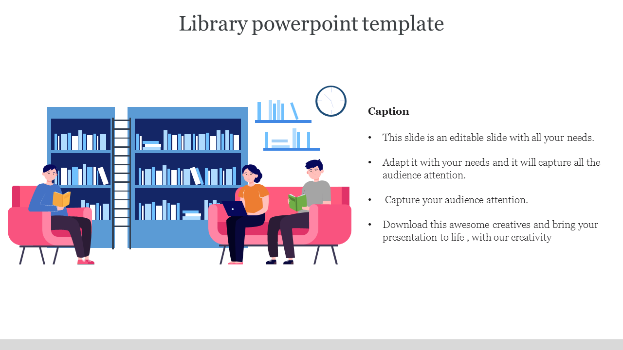 Library powerpoint template
